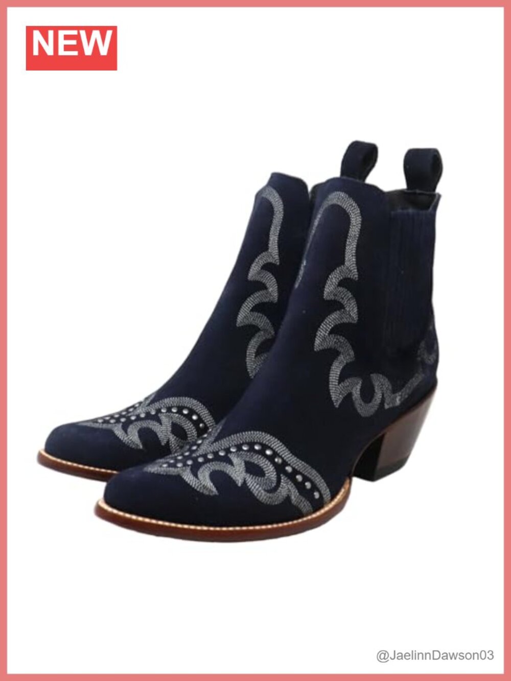 Old Gringo Shay Western Ankle Boots Embroidered Floral Genuine Leather 8in Shaft